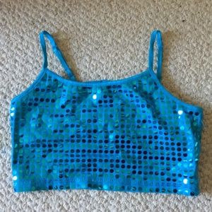 Girls justice crop top